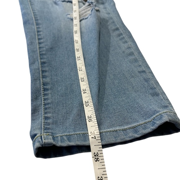 INCDenim boyfriend distressed jeans with animal hide design patches - Picture 12 of 12